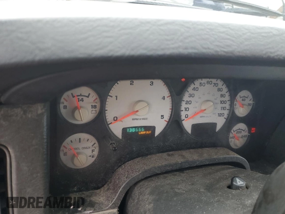 2003 Dodge Ram 3500 ST with VIN 3D7LU38C93G854752, listed as a Copart auction lot 87486284 with 138,666 mi miles and Salvage Title. Bid and sale history available at carsss.com. Image 9.
