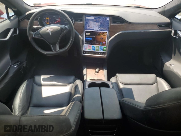 2020 Tesla Model S Long Range with VIN 5YJSA1E25LF412216, listed as a Copart auction lot 62078295 with 45,384 mi miles and Salvage title. Bid and sale history available at DreamBid. Image 8.