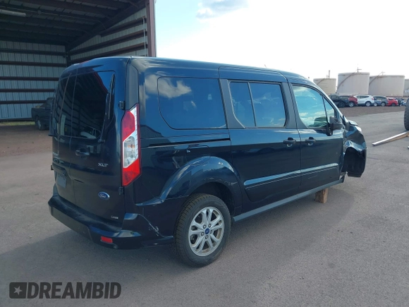 2021 Ford Transit Connect XLT with VIN NM0GS9F27M1500434, listed as a IAAI auction lot 39234991 with 25,883 mi miles and . Bid and sale history available at DreamBid. Image 4.