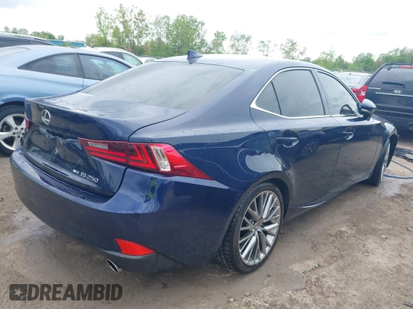 2015 Lexus IS 250 with VIN JTHCF1D20F5023138, listed as a IAAI auction lot 42251286 with 106,145 mi miles and . Bid and sale history available at DreamBid. Image 4.