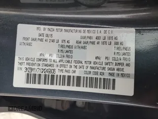2016 Mazda 3 i Grand Touring with VIN 3MZBM1X71GM249806, listed as a Copart auction lot 52525565 with 101,517 mi miles and Salvage Title. Bid and sale history available at DreamBid. Image 12.