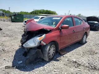 2016 Nissan Versa S Plus with VIN 3N1CN7APXGL841827, listed as a Copart auction lot 52312315 with 106,502 mi miles and Salvage title. Bid and sale history available at DreamBid. Image 1.