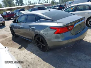 2017 Nissan Maxima SV with VIN 1N4AA6AP9HC442677, listed as a IAAI auction lot 42756818 with 91,287 mi miles and . Bid and sale history available at DreamBid. Image 3.