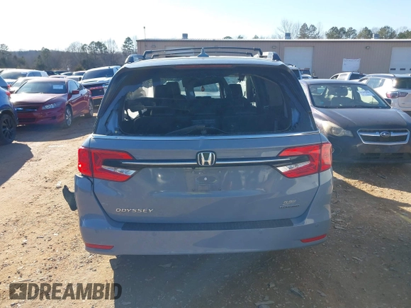 2023 Honda Odyssey Touring with VIN 5FNRL6H84PB005208, listed as a IAAI auction lot 41374452 with 60,288 mi miles and . Bid and sale history available at DreamBid. Image 17.