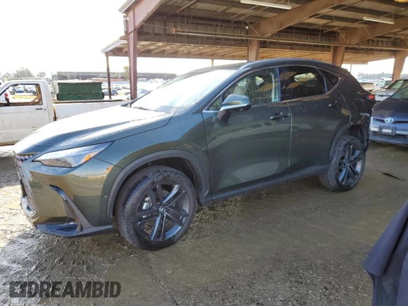 2025 Lexus NX with VIN JTJHKCFZ1S2054089, listed as a Copart auction lot 48817795 with 8,857 mi miles and Salvage Title. Bid and sale history available at carsss.com. Image 1.