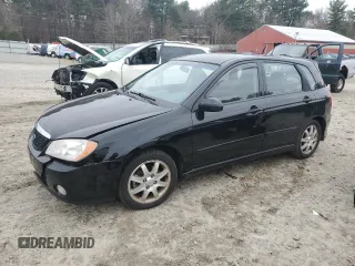 2006 Kia Spectra with VIN KNAFE162165245442, listed as a Copart auction lot 82331694 with 92,018 mi miles and Clean Title. Bid and sale history available at carsss.com. Image 1.