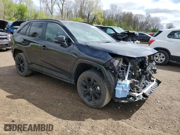2022 Toyota RAV4 Hybrid SE с VIN 4T3T6RFV3NU073675, выставлен на аукционе Copart как лот 55267715 с пробегом 34 374 миль миль и Списание • Salvage title. История ставок и продаж доступна на DreamBid. Изображение 4.