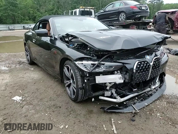 2023 BMW 4 Series 430i z VIN WBA23AT03PCL59608, wystawiony jako Copart lot #54354705 z przebiegiem Nie podano mil oraz Szkoda całkowita • Salvage title. Historia ofert i sprzedaży dostępna na DreamBid. Obrazek 13.