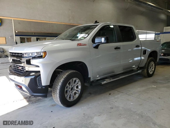 2019 Chevrolet Silverado 1500 LT Trail Boss with VIN 1GCPYFED2KZ161356, listed as a Copart auction lot 45027035 with 102,387 mi miles and Salvage Title. Bid and sale history available at carsss.com. Image 1.