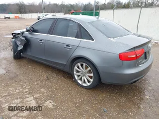 2013 Audi A4 Premium Plus with VIN WAUFFAFL2DN020529, listed as a IAAI auction lot 41609324 with 164,614 mi miles. Bid and sale history available at carsss.com. Image 3.