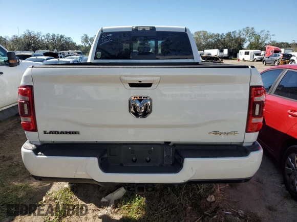 2023 Ram 2500 Laramie with VIN 3C6UR5FJ4PG569029, listed as a Copart auction lot 80959124 with Not provided miles and Salvage title. Bid and sale history available at DreamBid. Image 6.