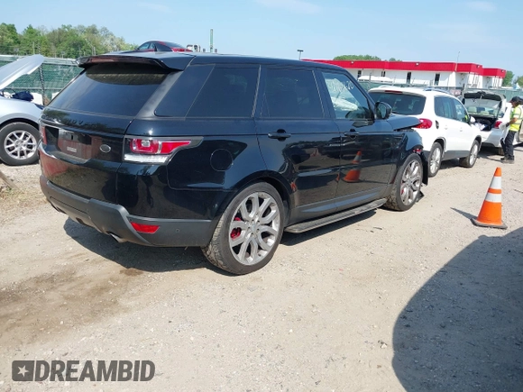 2017 Land Rover Range Rover Sport z VIN SALWR2FE6HA145041, wystawiony jako IAAI lot #42160620 z przebiegiem 64 839 mil mil oraz . Historia ofert i sprzedaży dostępna na DreamBid. Obrazek 4.