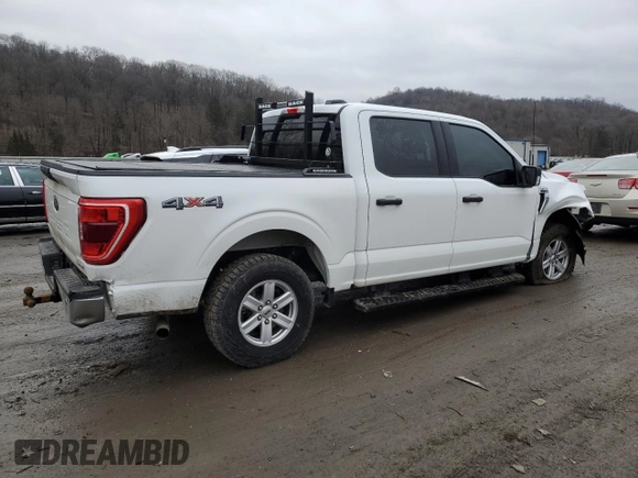 2021 Ford F-150 XL with VIN 1FTFW1E87MFC08425, listed as a Copart auction lot 44232995 with 67,583 mi miles and Salvage Title. Bid and sale history available at carsss.com. Image 3.