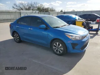 2022 Kia Rio S with VIN 3KPA24AD1NE478417, listed as a Copart auction lot 49182595 with 72,338 mi miles and Clean Title. Bid and sale history available at DreamBid. Image 4.
