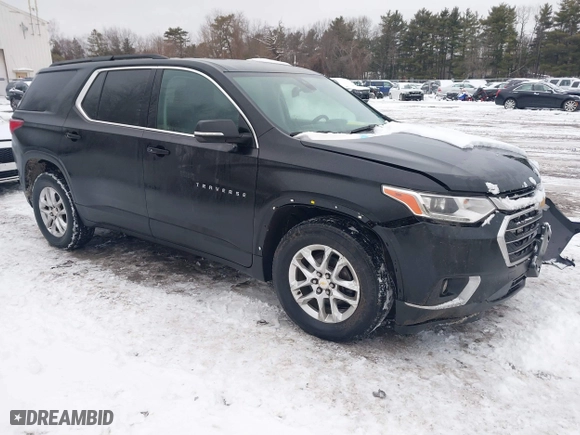 2020 Chevrolet Traverse LT Cloth with VIN 1GNEVGKW0LJ177896, listed as a IAAI auction lot 41530379 with 61,413 mi miles. Bid and sale history available at carsss.com. Image 1.