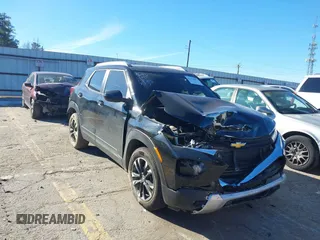 2022 Chevrolet TrailBlazer LT with VIN KL79MPS20NB107643, listed as a IAAI auction lot 41294497 with 1 mi miles. Bid and sale history available at carsss.com. Image 1.