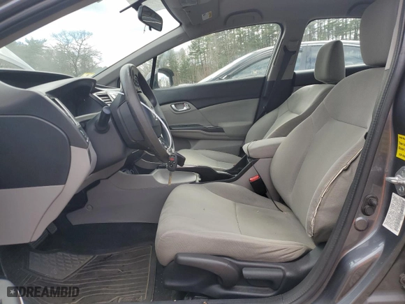 2013 Honda Civic Sdn LX with VIN 19XFB2F58DE020254, listed as a Copart auction lot 50986305 with 190,666 mi miles and Clean Title. Bid and sale history available at carsss.com. Image 7.
