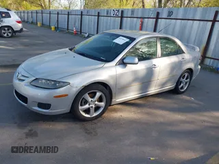 2008 Mazda 6 i Sport VE with VIN 1YVHP80C885M39480, listed as a IAAI auction lot 42078591 with 131,993 mi miles. Bid and sale history available at carsss.com. Image 2.