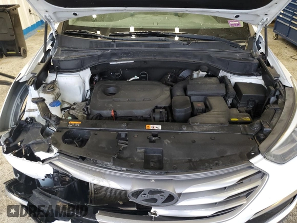 2017 Hyundai Santa Fe 2.4L with VIN 5XYZTDLB8HG438631, listed as a Copart auction lot 59996325 with 200,388 mi miles and Salvage title. Bid and sale history available at DreamBid. Image 12.