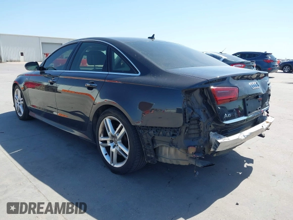2016 Audi A6 3.0T Premium Plus with VIN WAUFGAFC0GN093898, listed as a IAAI auction lot 41844371 with 71,189 mi miles. Bid and sale history available at carsss.com. Image 3.