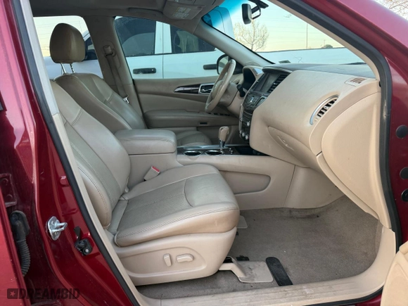 2015 Nissan Pathfinder Platinum with VIN 5N1AR2MN6FC608975, listed as a Copart auction lot 52014495 with 156,223 mi miles and Clean Title. Bid and sale history available at carsss.com. Image 5.
