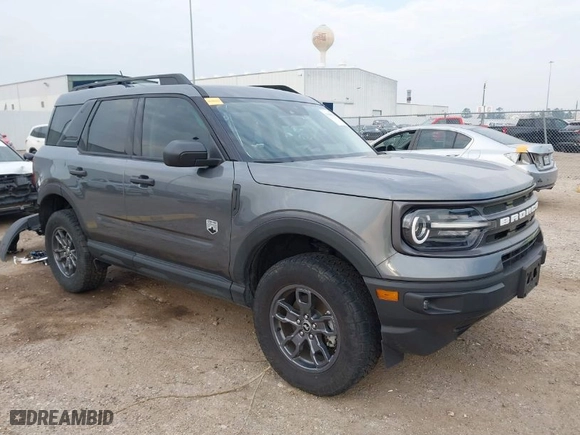 2024 Ford Bronco Sport Big Bend with VIN 3FMCR9B6XRRE93526, listed as a IAAI auction lot 41684526 with 3,539 mi miles. Bid and sale history available at carsss.com. Image 1.