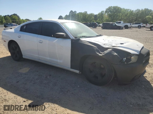 2014 Dodge Charger SE with VIN 2C3CDXBG5EH129699, listed as a Copart auction lot 53152845 with 173,216 mi miles and Salvage Title. Bid and sale history available at DreamBid. Image 4.