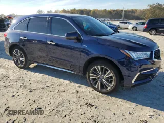 2019 Acura MDX Sport Hybrid w/Technology Pkg with VIN 5J8YD7H56KL000006, listed as a Copart auction lot 80304284 with 35,210 mi miles and Salvage Title. Bid and sale history available at carsss.com. Image 4.