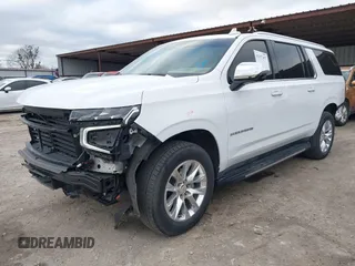 2023 Chevrolet Suburban Premier with VIN 1GNSKFKT1PR529998, listed as a IAAI auction lot 41157457 with 21,551 mi miles and . Bid and sale history available at DreamBid. Image 17.