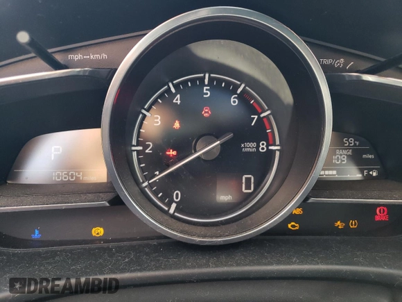 2017 Mazda 3 Grand Touring z VIN JM1BN1W34H1102439, wystawiony jako Copart lot #41627014 z przebiegiem 10 604 mil mil oraz Szkoda całkowita • Salvage title. Historia ofert i sprzedaży dostępna na DreamBid. Obrazek 9.
