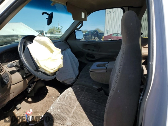 1998 Ford F-150 XL with VIN 1FTRX17L7WKB21212, listed as a Copart auction lot 45683025 with 185,411 mi miles and Salvage title. Bid and sale history available at DreamBid. Image 7.