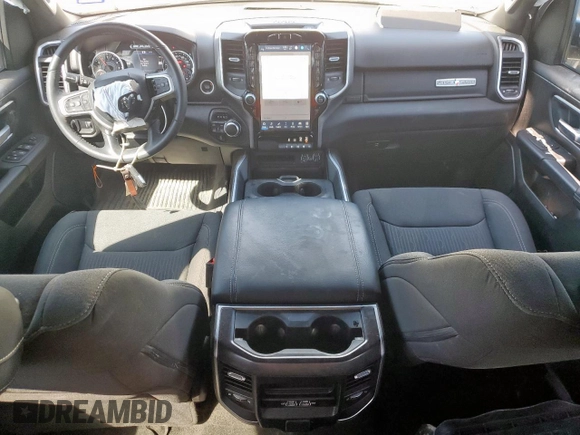 2023 Ram 1500 Big Horn with VIN 1C6SRFFT7PN698730, listed as a Copart auction lot 56967445 with 30,514 mi miles and Salvage title. Bid and sale history available at DreamBid. Image 8.