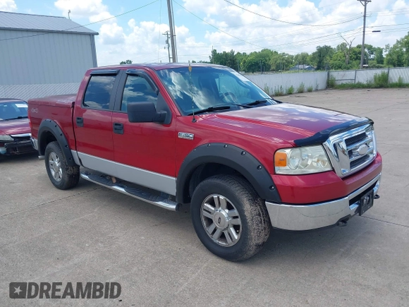 2008 Ford F-150 XLT with VIN 1FTPW14V78KC11348, listed as a IAAI auction lot 42691057 with 227,812 mi miles and . Bid and sale history available at DreamBid. Image 1.