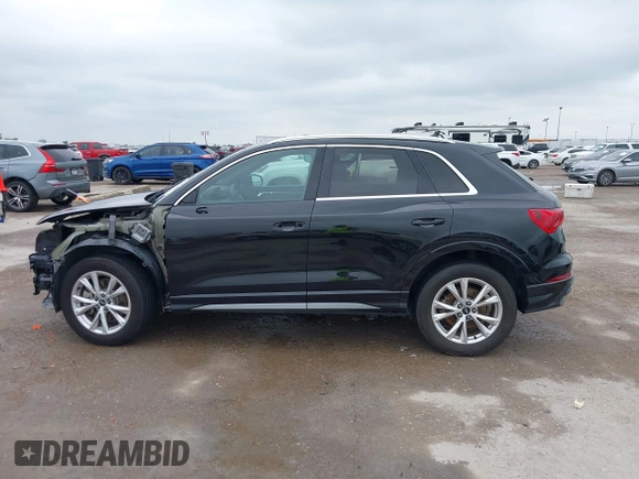 2023 Audi Q3 S line Premium with VIN WA1DECF37P1037177, listed as a IAAI auction lot 42124532 with 45,953 mi miles and . Bid and sale history available at DreamBid. Image 15.