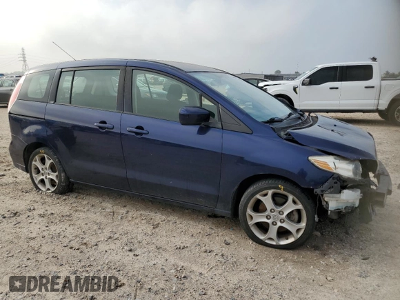 2010 Mazda 5 Sport with VIN JM1CR2WL8A0371120, listed as a Copart auction lot 54076155 with 127,694 mi miles and Salvage Title. Bid and sale history available at DreamBid. Image 4.