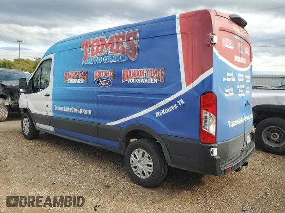 2021 Ford Transit Cargo with VIN 1FTBR1C81MKA78027, listed as a Copart auction lot 79514004 with Not Provided miles and Salvage Title. Bid and sale history available at DreamBid. Image 2.