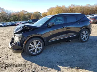 2019 Chevrolet Blazer Premier with VIN 3GNKBFRS1KS694470, listed as a Copart auction lot 84202244 with 56,069 mi miles and Salvage title. Bid and sale history available at DreamBid. Image 1.