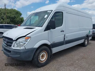 2012 Mercedes-Benz Sprinter Cargo with VIN WD3PE8CB7C5673557, listed as a IAAI auction lot 42044315 with Not Provided miles. Bid and sale history available at carsss.com. Image 2.
