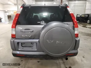 2006 Honda CR-V EX SE with VIN JHLRD78966C055876, listed as a Copart auction lot 86930104 with 176,675 mi miles and Clean Title. Bid and sale history available at carsss.com. Image 6.