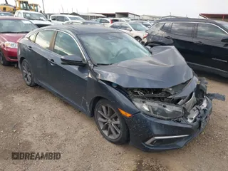 2019 Honda Civic EX-L z VIN 19XFC1F70KE008427, wystawiony jako IAAI lot #41560342 z przebiegiem 40 620 mil mil oraz . Historia ofert i sprzedaży dostępna na DreamBid. Obrazek 1.