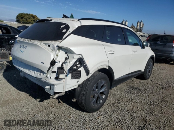 2023 Kia Sportage SX-Prestige with VIN KNDPXCAG8P7019761, listed as a Copart auction lot 63272395 with 22,547 mi miles and Salvage title. Bid and sale history available at DreamBid. Image 3.