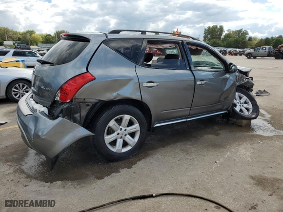 2006 Nissan Murano SE with VIN JN8AZ08W76W505871, listed as a Copart auction lot 72713984 with 130,160 mi miles and Salvage Title. Bid and sale history available at carsss.com. Image 3.