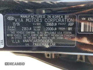 2017 Kia Forte5 LX with VIN KNAFK5A83H5690876, listed as a Copart auction lot 74842154 with 21,191 mi miles and Salvage Title. Bid and sale history available at carsss.com. Image 12.