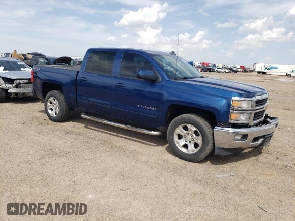 2015 Chevrolet Silverado 1500 LT with VIN 3GCUKRECXFG404530, listed as a Copart auction lot 53999645 with 146,396 mi miles and Salvage Title. Bid and sale history available at carsss.com. Image 4.