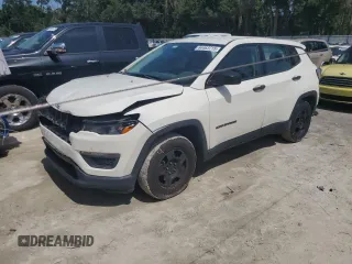 2018 Jeep Compass Sport с VIN 3C4NJCAB1JT193185, выставлен на аукционе Copart как лот 64463715 с пробегом 148 872 миль миль и Списание • Salvage title. История ставок и продаж доступна на DreamBid. Изображение 1.