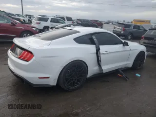 2021 Ford Mustang EcoBoost with VIN 1FA6P8TH0M5137489, listed as a Copart auction lot 69979122 with 11,444 mi miles. Bid and sale history available at carsss.com. Image 3.