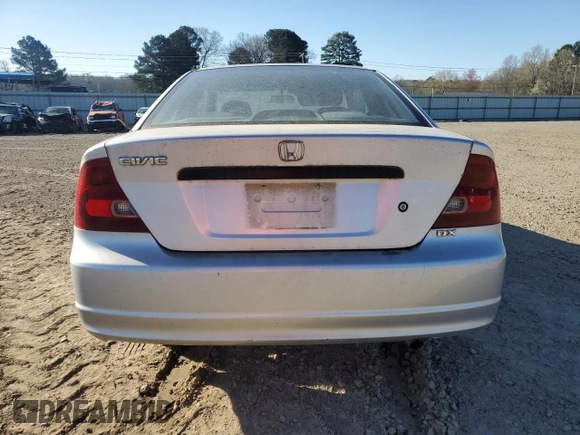 2002 Honda Civic DX z VIN 1HGEM22242L083200, wystawiony jako Copart lot #49098485 z przebiegiem 108 811 mil mil oraz Szkoda całkowita • Salvage title. Historia ofert i sprzedaży dostępna na DreamBid. Obrazek 6.