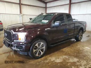 2020 Ford F-150 XL with VIN 1FTEX1EP4LKD63889, listed as a Copart auction lot 64065785 with 39,801 mi miles and Salvage title. Bid and sale history available at DreamBid. Image 1.