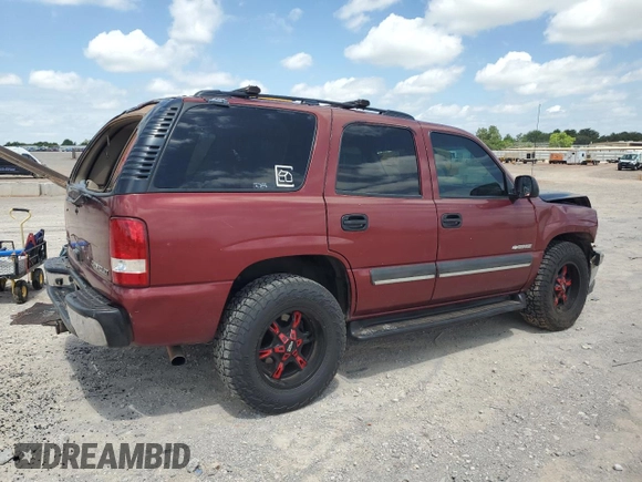 2003 Chevrolet Tahoe LS with VIN 1GNEC13Z53R309970, listed as a Copart auction lot 61866115 with Not provided miles and Salvage title. Bid and sale history available at DreamBid. Image 3.