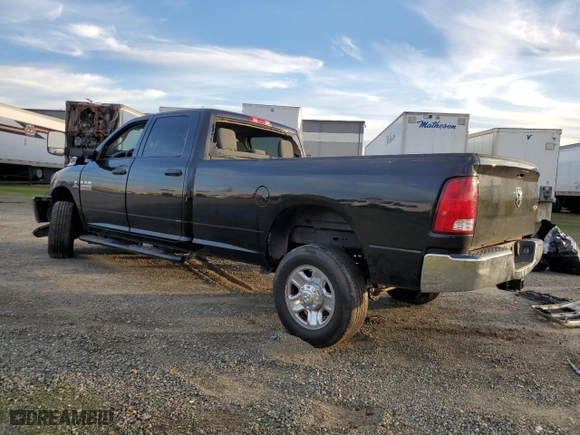 2018 Ram 2500 Tradesman with VIN 3C6UR5HL7JG284587, listed as a Copart auction lot 46193935 with 155,226 mi miles and Salvage Title. Bid and sale history available at carsss.com. Image 2.